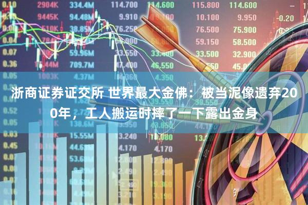 浙商证券证交所 世界最大金佛：被当泥像遗弃200年，工人搬运时摔了一下露出金身